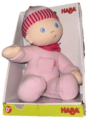 HABA Snug-up Dolly Luisa First Baby Doll Pink Fleece Germany Soft 0+ Toy Pink 8 