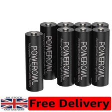 2800mAh AA Rechargeable Batteries 8 Pack – 1200 Cycles, Durable & Green Power 2.37 per battery