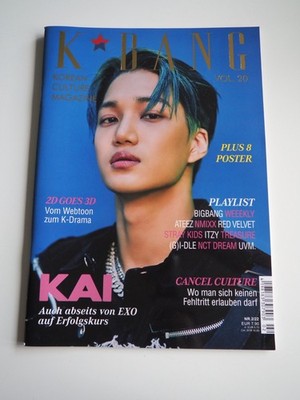 Kpop K*bang Magazin Exo Kai Cover ohne Poster ( Gebraucht )