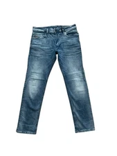 Diesel Mens Safado Straight Fit Jeans RB066 Blue $195 Size 36/32