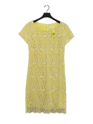 Almost Famous A-Linien Midikleid UK10 in Gelb