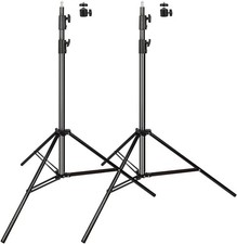 Aluminum Alloy Light Stand 9.5 Feet/2.8m Adjustable Spring Cushioned