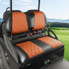 Golf Cart Club Car Precedent Seat Covers-Diamond Cross Pattern, Fit Club Car Pre
