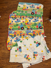 4 Piece Sesame Street Crib Sheet Set Print Elmo Cookie Monster Big Bird