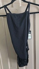 NWT Speedo Women's Swimsuit One Piece Endurance Black/Black Sz8/34, 2000074443