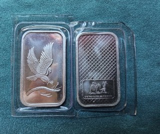 American Spread Bald Eagle. Medaglia lingotto argento fine lingotto 1 oncia troy .999 lingotto.