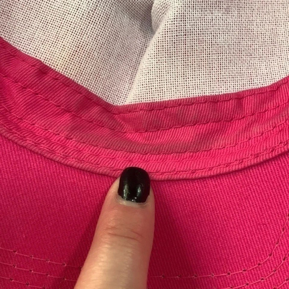 Bass pro shops youth pink baseball cap fish SnapBack - Image 4 of 4