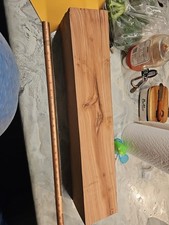 Curly; A Little Spalted HIGHLY FIGURED Redwood Lumber Block Carving Craft"