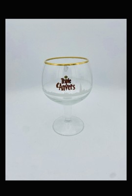 Triple D Anvers Belgian Beer Glass Vintage 1990s Home Bar