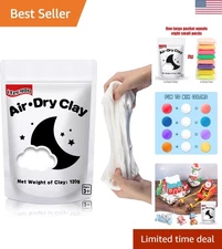 Large 120g White Air Dry Clay for Children 3-12 - Non-Toxic, Imagination Booster
