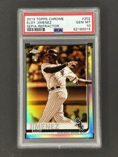 2019 Topps Chrome  Sepia Refractor  #202  Eloy Jimenez  RC  Rookie PSA 10