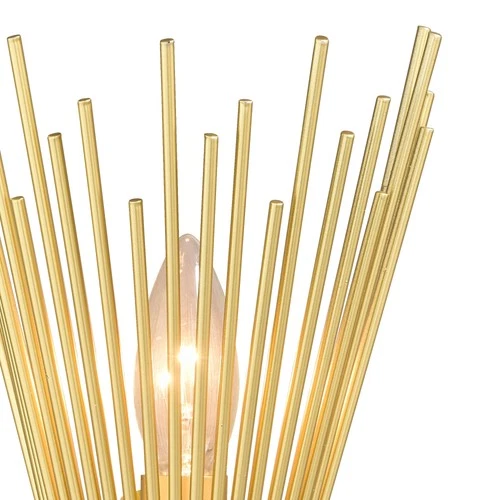 Vaxcel Lighting W0337 Nikko 2 Light 16" Tall Sunburst Wall Sconce - Gold - Picture 5 of 6