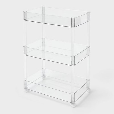 3 Tier Clear Storage Cart - Brightroom