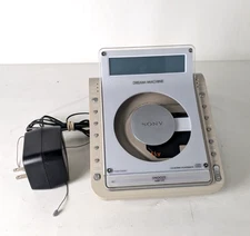 Sony Dream Machine ICF-CD855V Clock Radio CD Player TESTED WORKING Sounds Great 