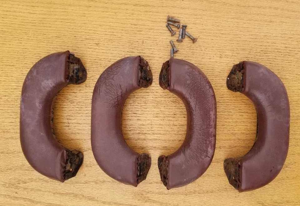 Apoyabrazos de manija de puerta 1953 Desoto Firedome 1949-54 Dodge Mopar Chrysler Plymouth Foto 4 de 4