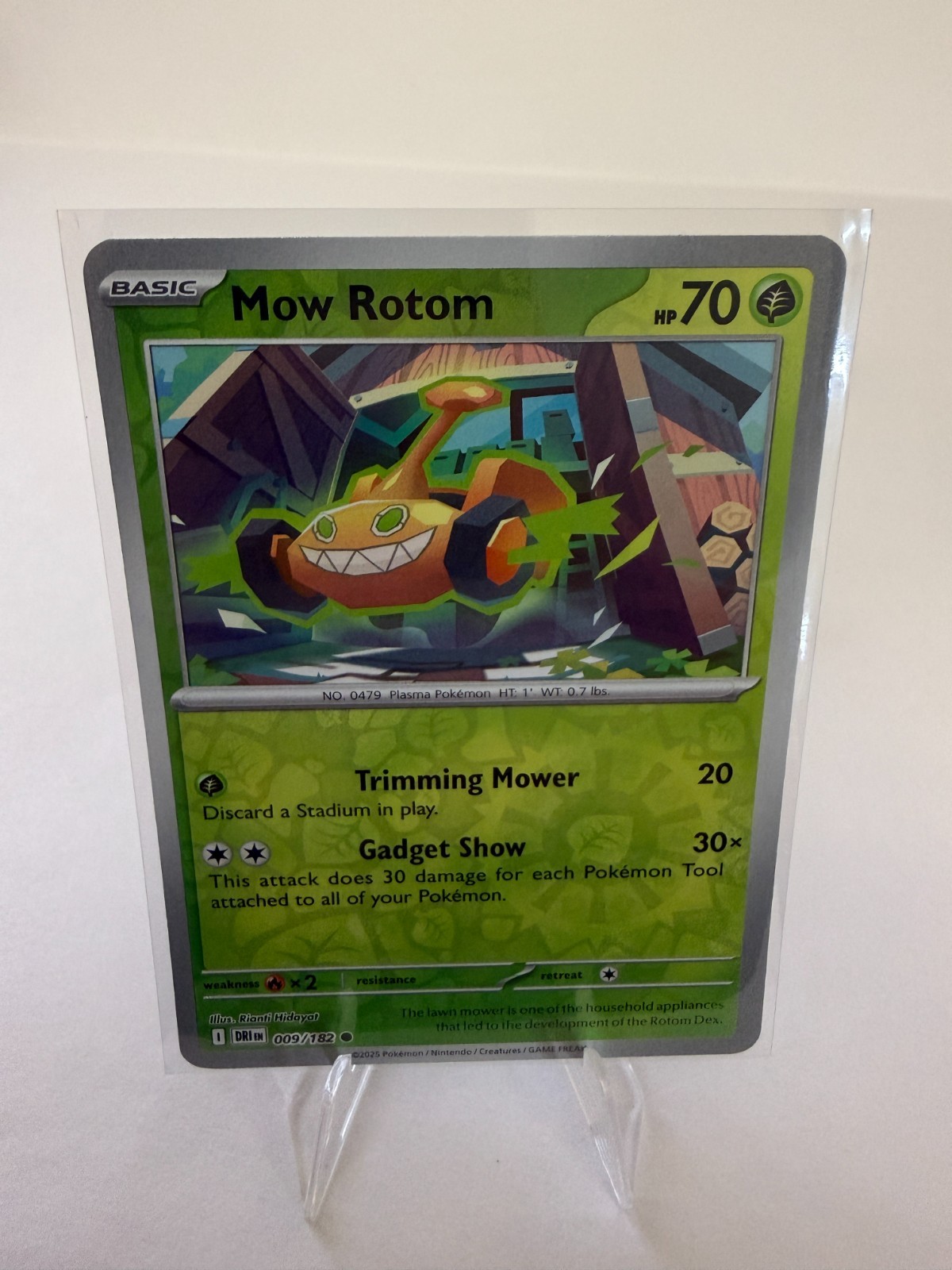 Mow Rotom 009/182 Reverse Holo Pokémon Destined Rivals NM