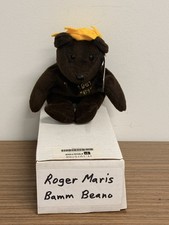 Vintage 1998 Salvino  s Bamm Beano  s - Roger Maris 9 HR 61 1961 Bear w/ Tags