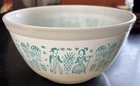 PYREX Amish Butterprint Turquoise Mixing Stacking Bowl 402  (A1-3) 1 1/2 quarts