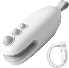 Mini Folienschweißgerät, 2 In 1 Handbetätigte Bag Sealer, Wiederaufladbar Folien