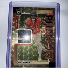 2025 Panini Donruss Optic Rookie Phenom Pat Bryant Gold Hyper 1/1 Nike Shield #1