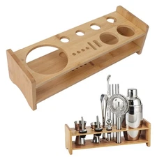 Bartender Kit Stand, Bar Tool Storage Rack, Cocktail Shaker Set, Barware Orga...