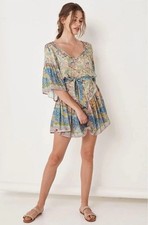 SPELL & THE GYPSY COLLECTIVE Oasis Opal Mini Dress Size M