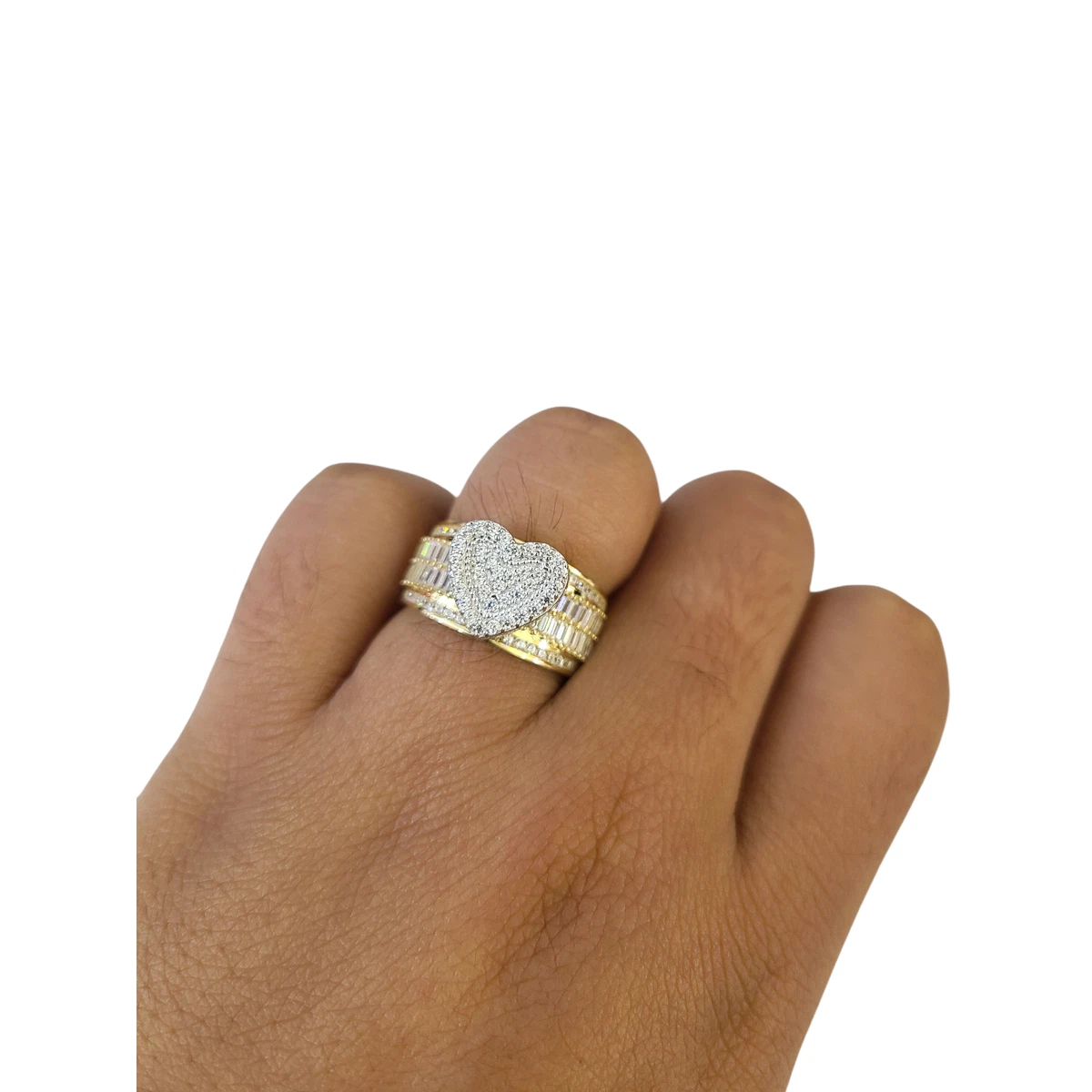 Cubic Zirconia Yellow Gold 10k Engagement Ring Engagement Rings