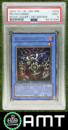 Relinquished PSA 9 2002 Yu-Gi-Oh! Magic Ruler English 1st Edition 1284