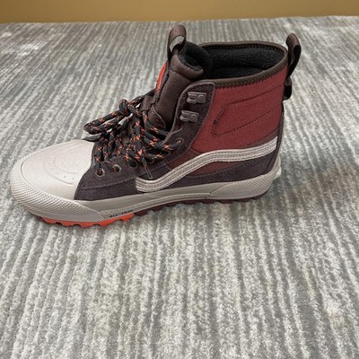 Vans MTE GORE-TEX Shoes Mens Size 8 Burgundy Brown Gray High  display picture 1