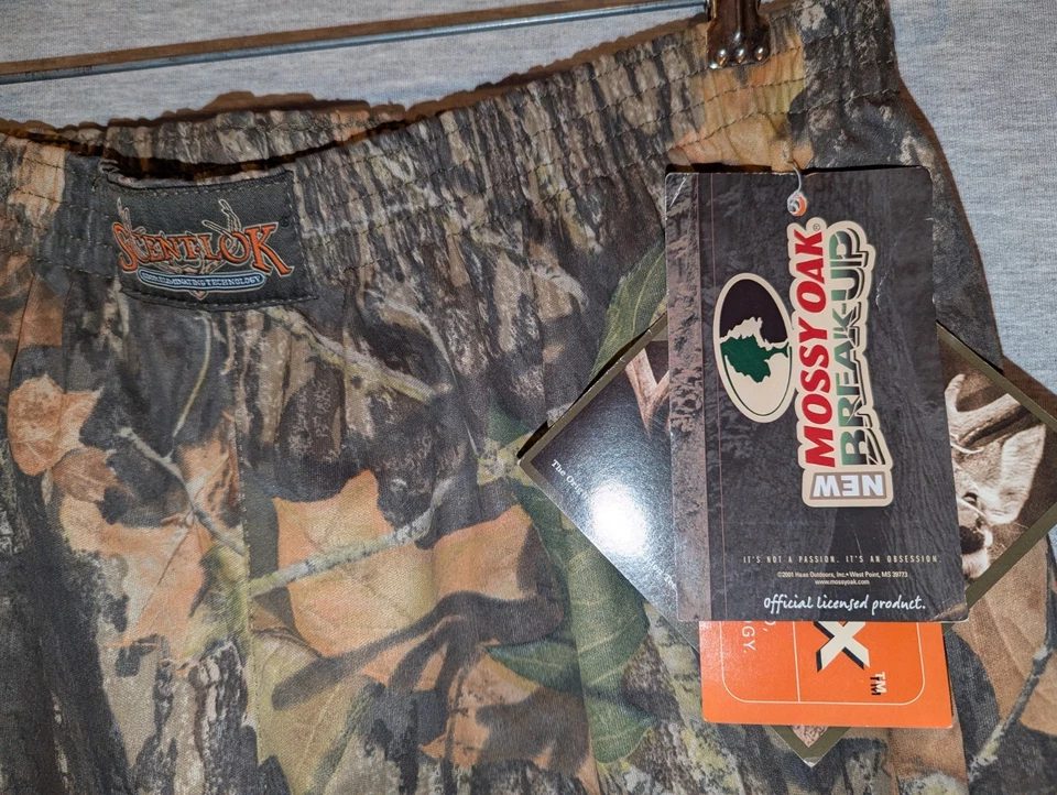Scent Lok XL Scent-Liner Pants Bottoms ClimaFlex Polyester Mossy Oak Breakup NEW - Image 3 of 4