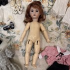 Artist Signed Bleuette W/ Wardrobe Jewelry Shoes Lot Reproduction Bisque Doll  — photo 2