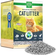 Recycled Pelleted Paper Cat Litter Kitty Litter Non Clumping Pellets Cats Use