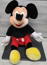 VTG Mickey Mouse Disneyland Walt Disney World 15 Plush Walt Disney ProductionB4