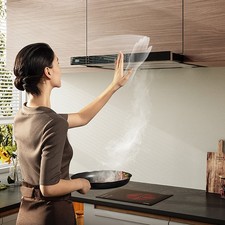 Integrated Cooker Hood Telescopic Stainless Steel Kitchen Extractor Fan 