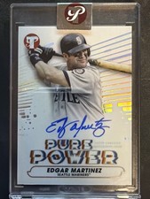 2022 Topps Pristine Pure Power Auto Edgar Martinez #PPA-EM Auto HOF