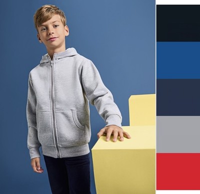 Roly Montblanc Kids Hooded Sweatjacket CQ6421 Kinder Sweatjacke NEU