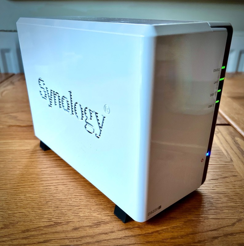 Synology DiskStation DS220J 3.5" 2-Bay Desktop NAS Enclosure Only No Disks