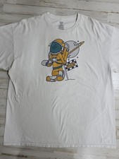 Vans Off The Wall Astronaut Space Cadet Double Sided Graphic T-Shirt Mens Sz XXL