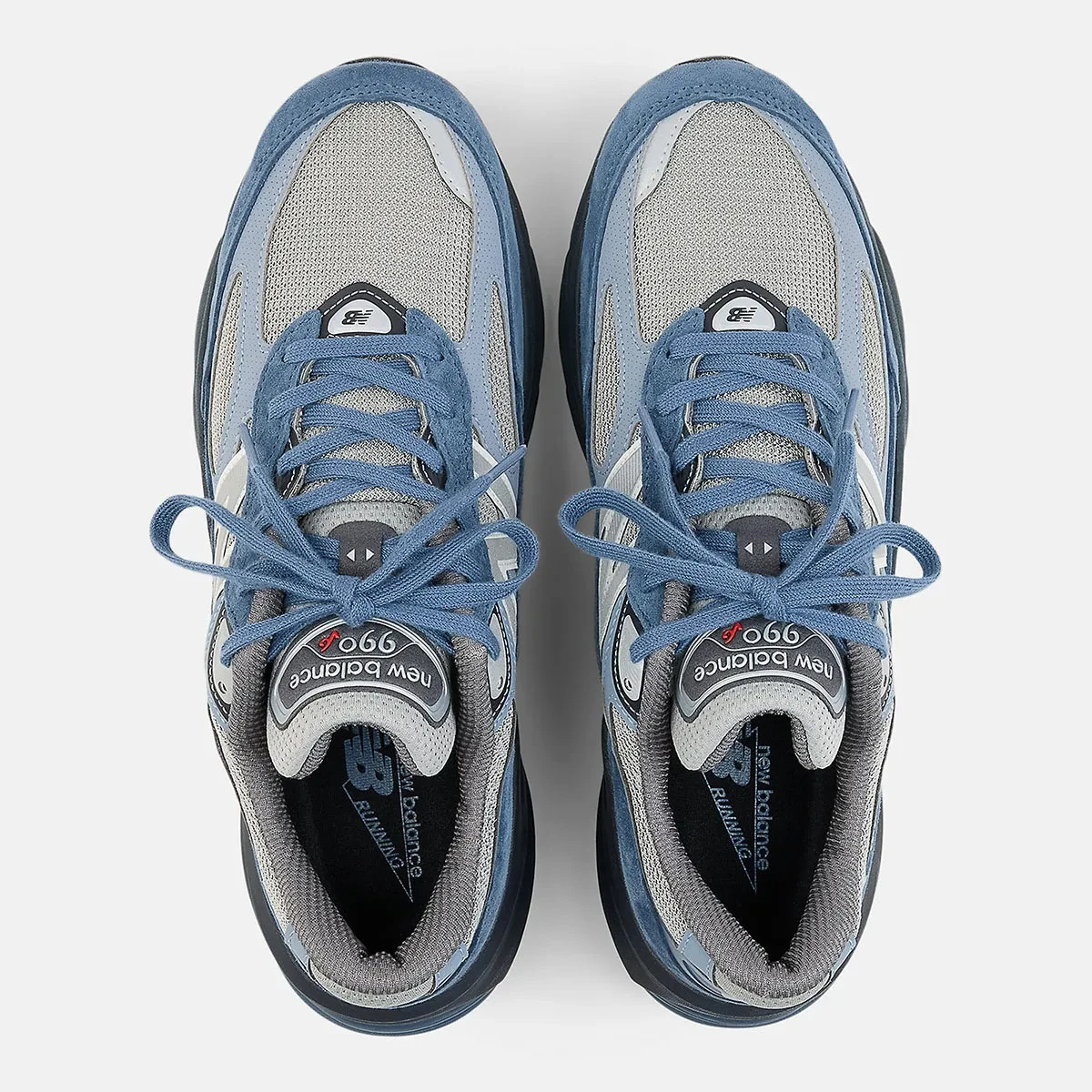 New Balance 990V6 Made In USA Navy Blue Grey Sneakers U990LT6