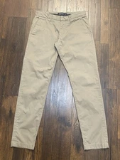 Nordstrom Tech Smart Slim Fit Chino Pants Mens 31x32 Khaki Stretch Performance