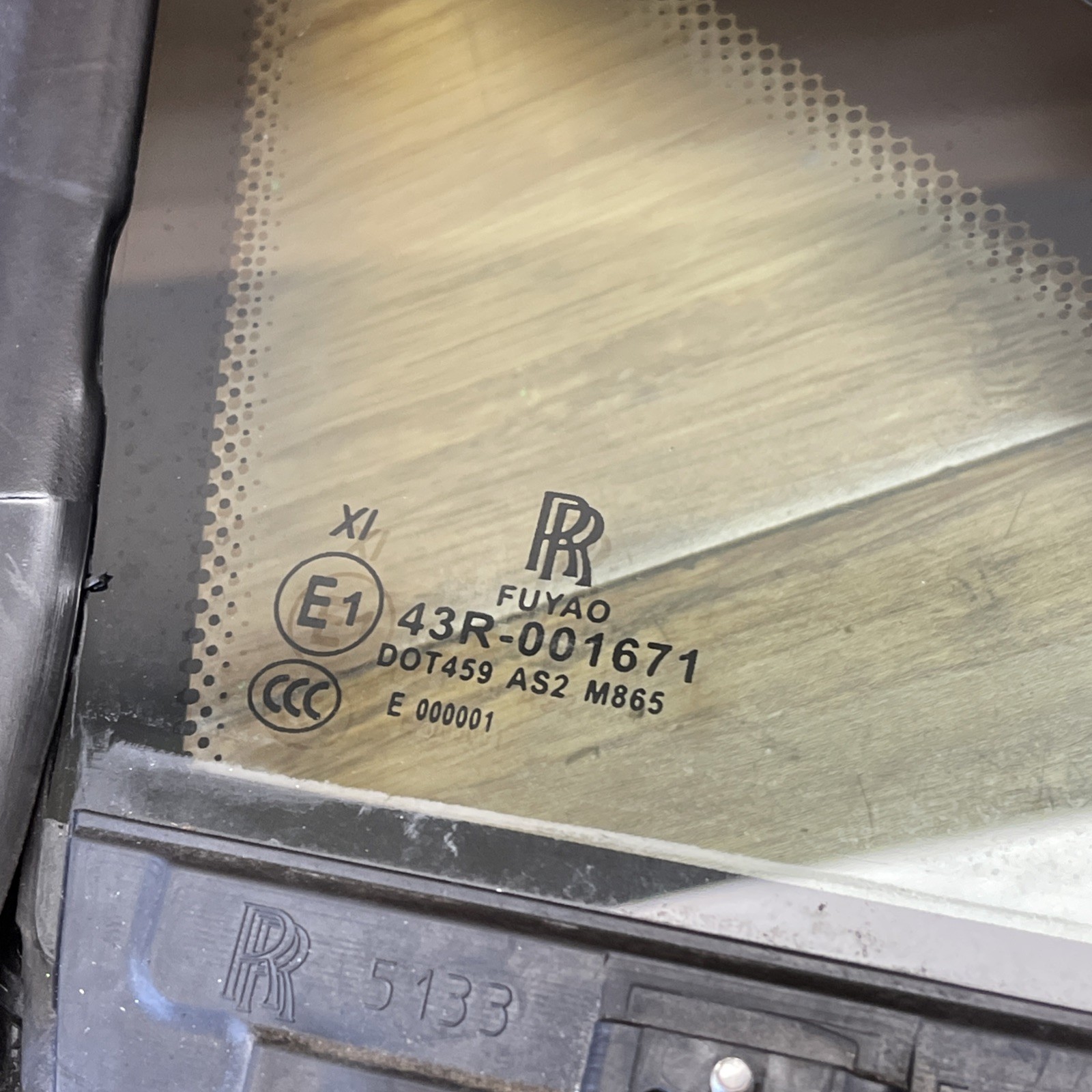 Rolls-Royce Dawn 2017-2023 Window molding P/N 51377371102