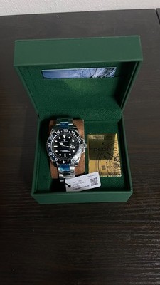 FREDRIC Electrochron Dual Time Sport Uhr Edelstahl   Neu mit Box   UVP 349  