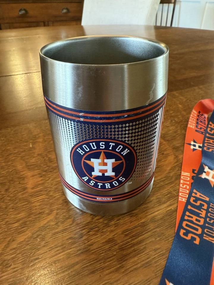 Houston Astros Spirit Lot Of 2, Lanyard And Pencil Cup - Image 2 of 4