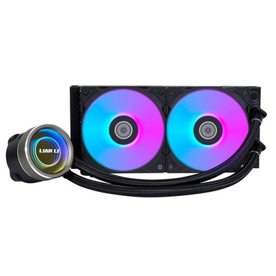 #ad Lian Li Galahad II Trinity 240mm Liquid Cooler Black 3200RPM ARGB Water Cooling $117.90
