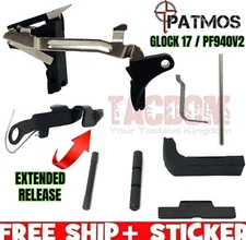 PATMOS AUTHENTIC Lower parts LPK fr GL0CK 17 GEN 3 Extend slide release kit 9mm