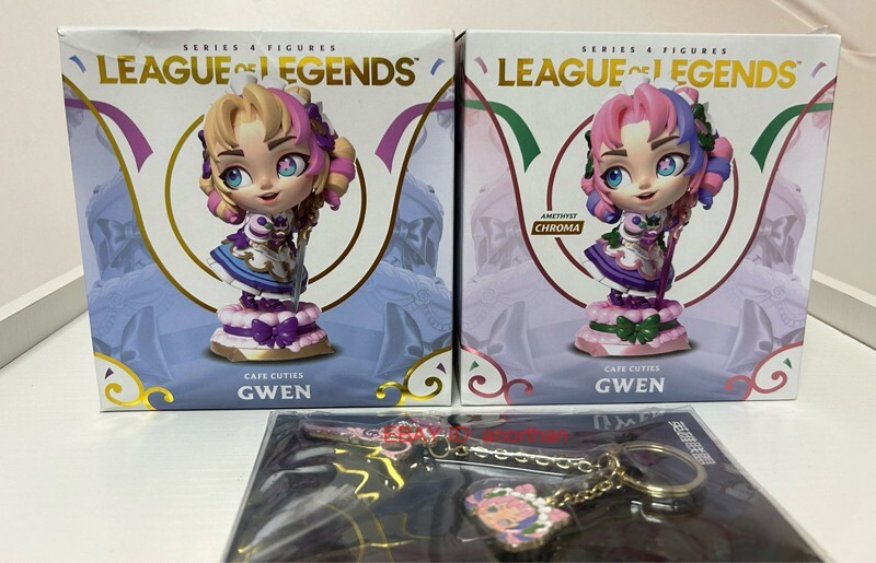 New League of Legends GWEN Chroma Cafe Cuties Figure Model League of Legends Gwen Chroma フィギュア