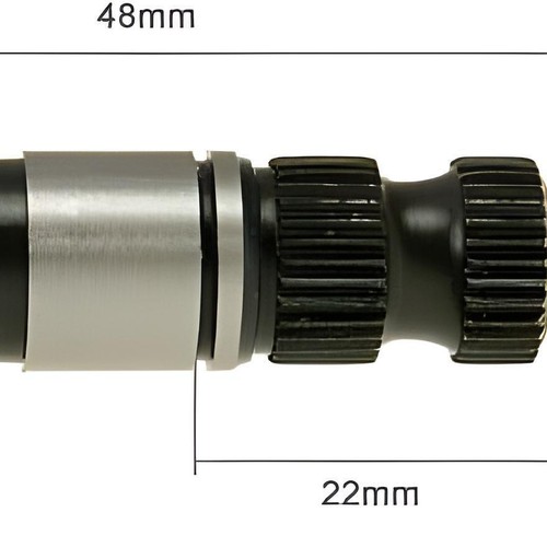 Kickstartspindle 48 mm / 22 mm GY6 50cc, 139QMB per moto, scooter - Foto 4 di 4