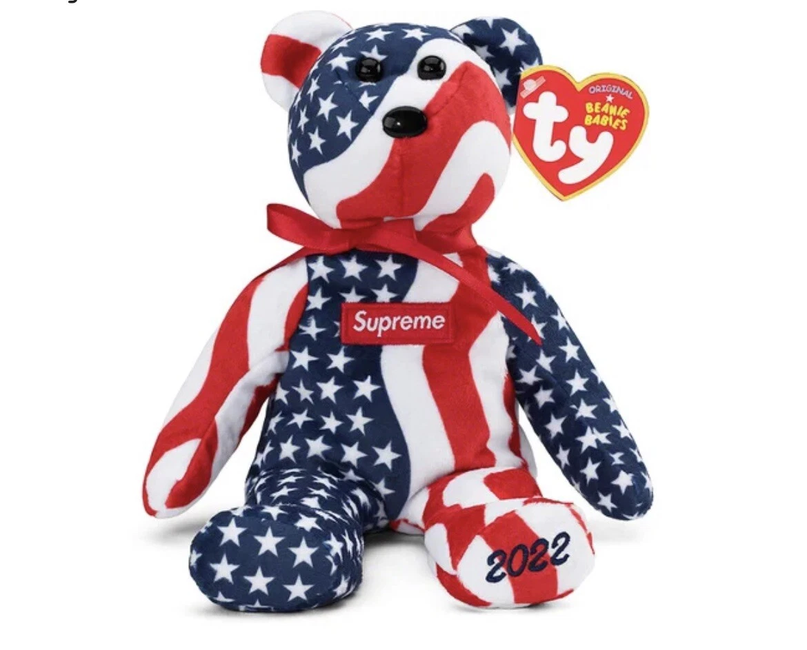 Supreme X TY Beanie Baby Flag   FW22 ?? VENDEUR DE CONFIANCE ✅