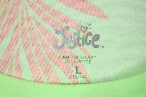 Girls Justice Green Floral Sleeveless Tank Dress Size Large 12-14 NEW - Picture 3 of 3