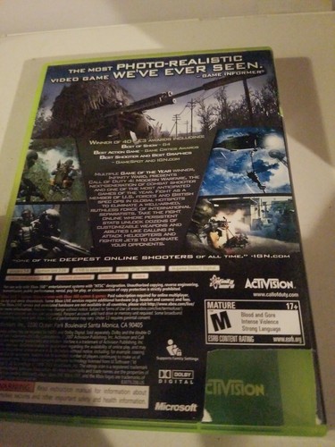 Call Of Duty 4 Modern Warfare & Call of Duty Modern Warfare 2 Xbox 360 - Picture 5 of 9